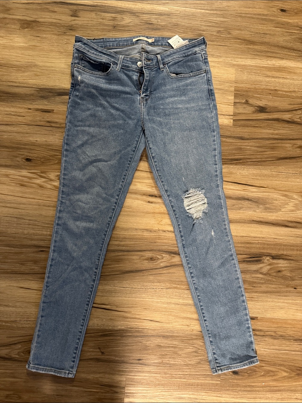 Levi's Light Blue Back-Pocket Denim Jeans